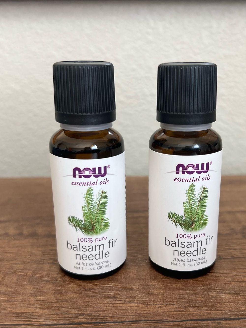 A set of Two NOW Essential Oils, Balsam Fir Needle